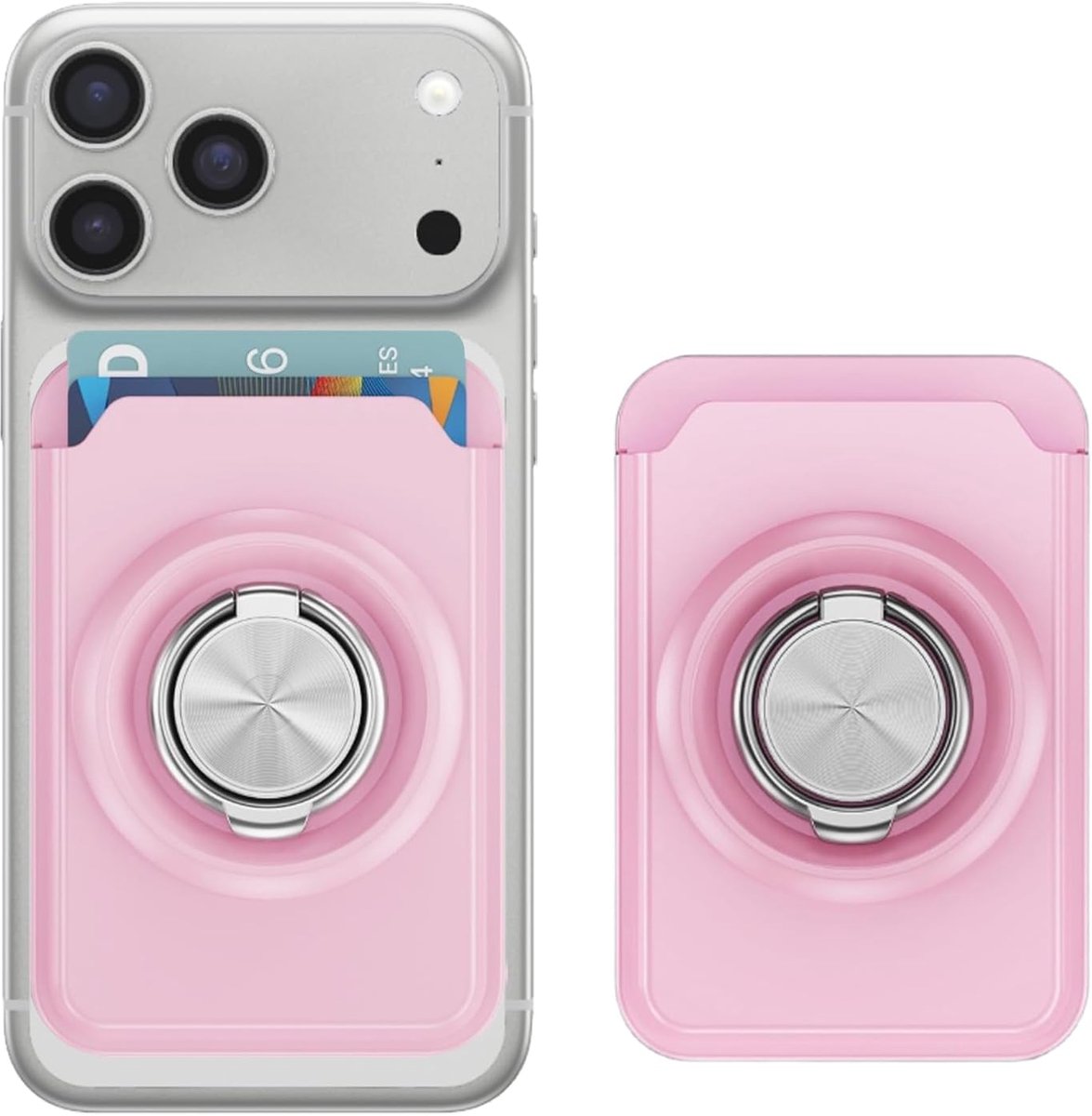 Thijox - Minimalistische Kaarthouder Portemonnee voor Dames, Roze, Compact en Stijlvol, Perfect voor Dagelijks Gebruik en Feestjes