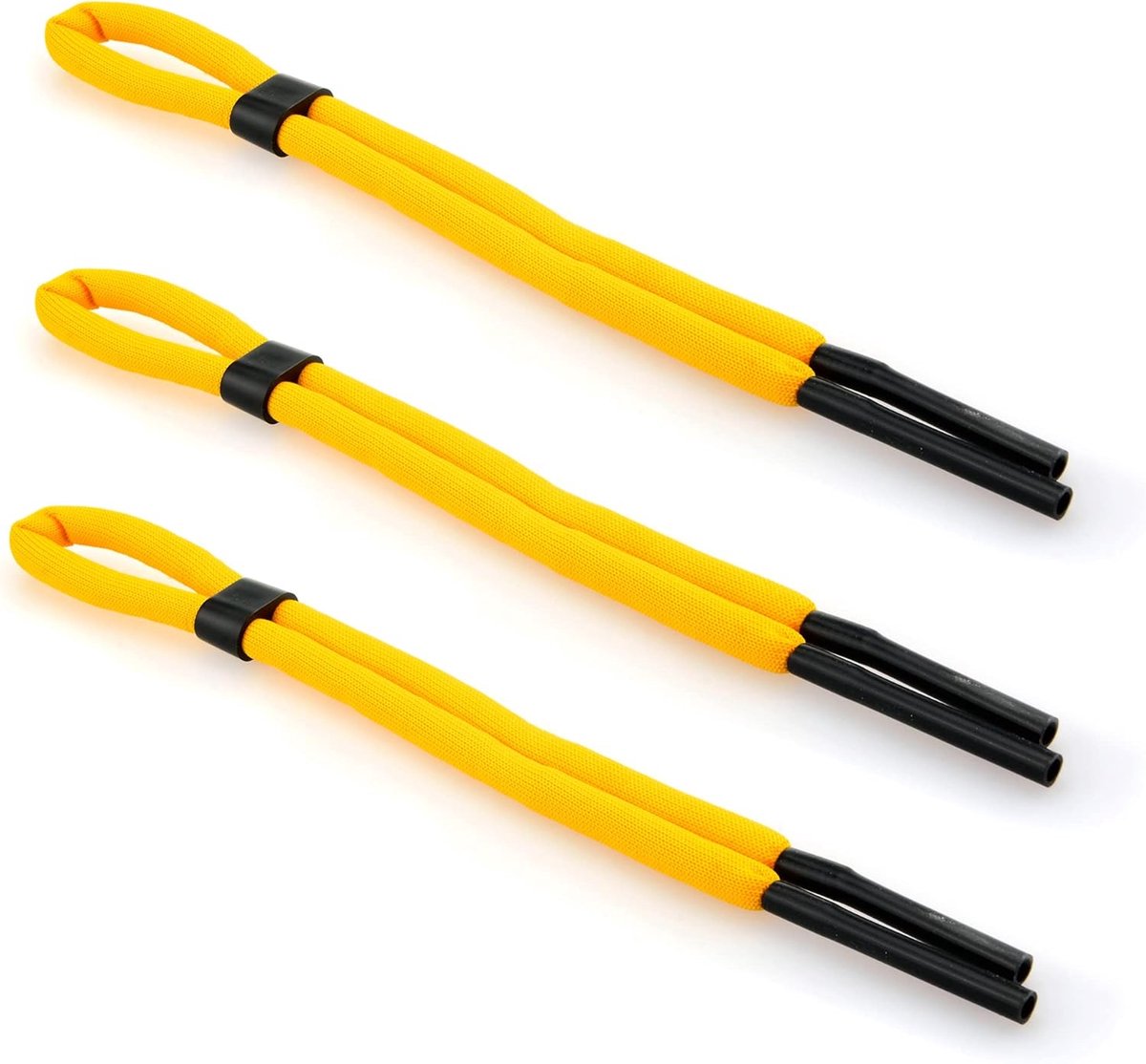 Thijox - Dubbelpak Sportbrilkoorden met Neon Kleuren - Drijvende Brillenbanden van 66 cm - Ideaal voor Watersport, Zonnebril, Brillenkoord, Brillenket