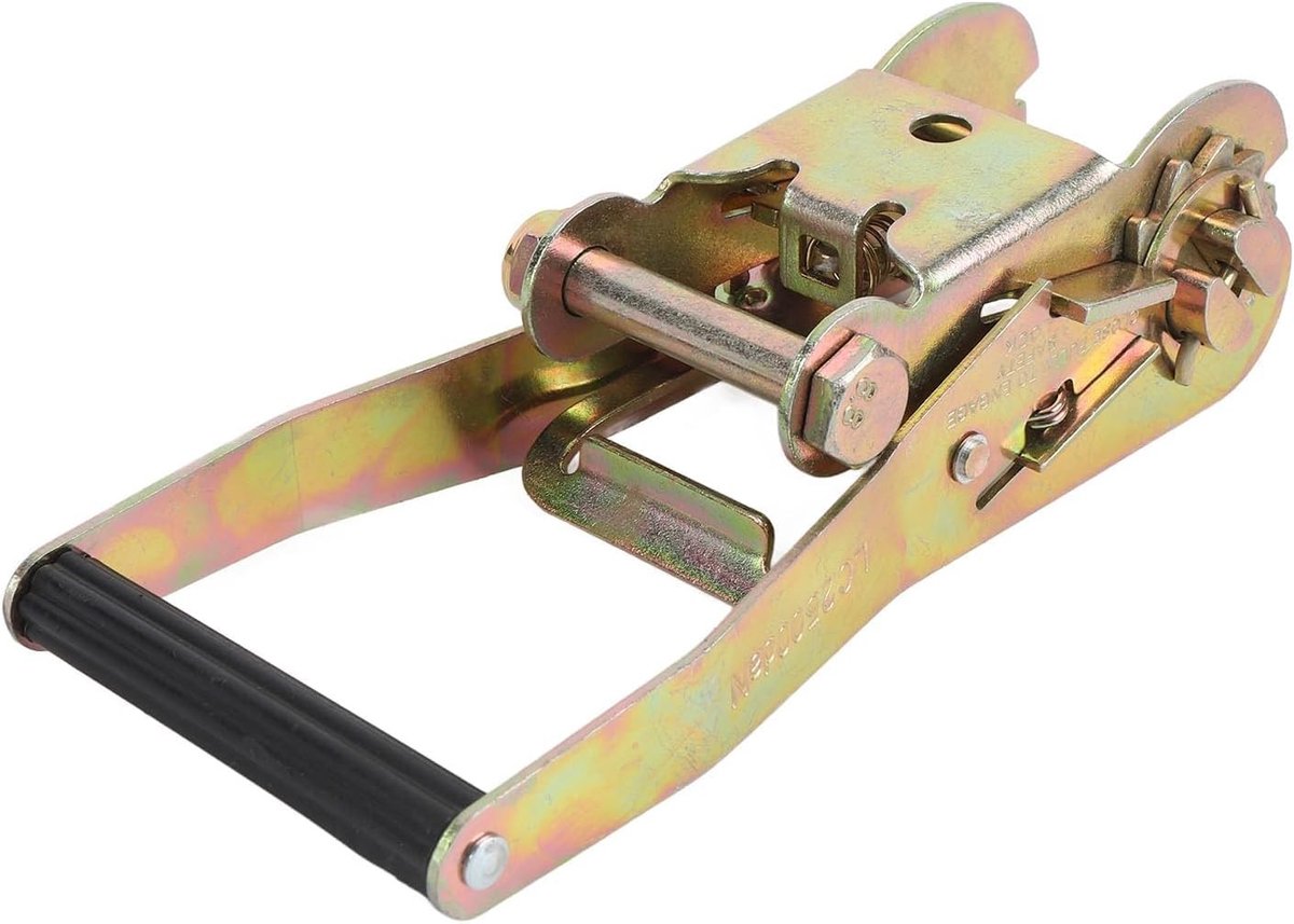 2-in-1 Ratchet Tensioner 2500kg van Koolstofstaal voor het Beveiligen van Ladingen op Auto's, Vrachtwagens en Motorfietsen