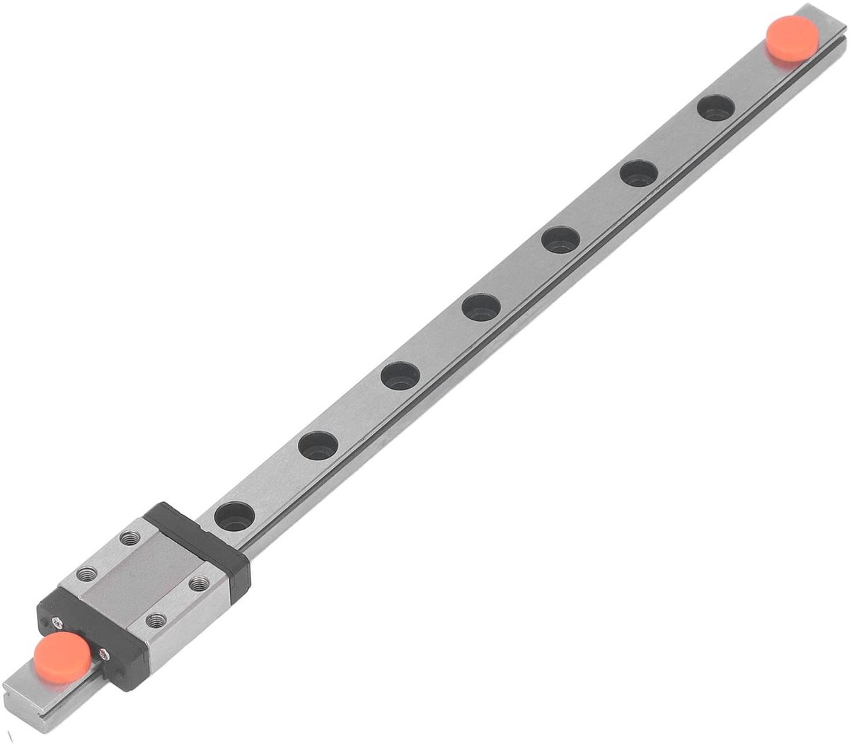 Dailygoods- Lineaire Geleiderail 200mm - Zwaar Belastbaar Staal - Miniatuur Railgeleider - Antislip - Lichtgewicht - Zelfuitlijnende Functie