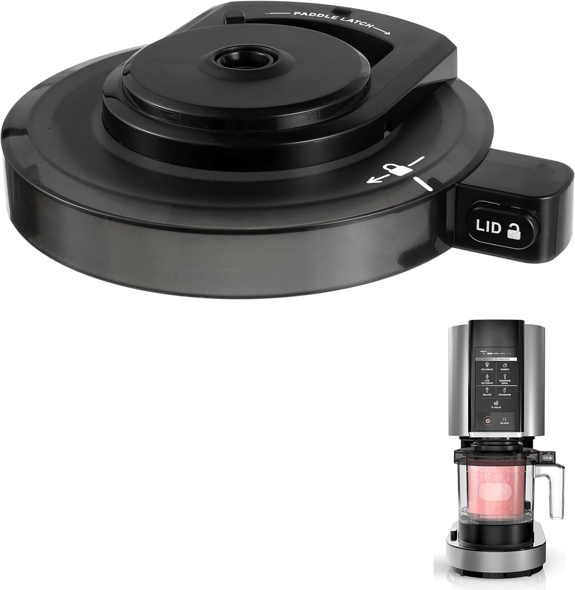 Herbruikbaar deksel voor ijsmachine vervangend deksel geschikt voor verschillende modellen accessoires voor ijsmachines