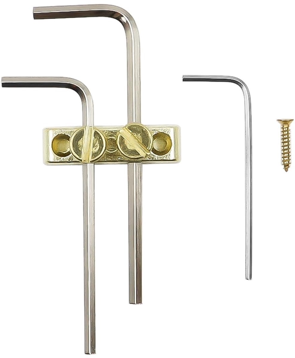 Dailygoods - Inbussleutelset voor Floyd Rose 1,5-3 mm met steeksleutelhouder voor montage op de achterkant van de gitaarkop
