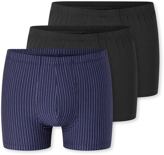 Schiesser 3PACK Shorts - 95/5 Essentials Onderbroek - blauw, zwart