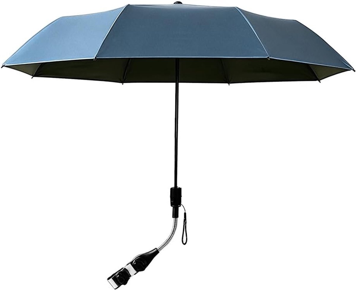 Thijox - Stabiele Parasolhouder Balkon - Parasolstandaard met Klem voor Strandstoelen, Kampeerstoelen en Golfkarretjes - Ideaal voor Tuin, Camping en