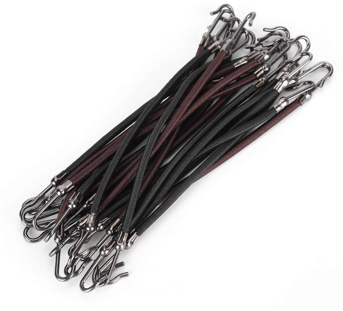 Dailygoods- Haarbanden 20 Stuks - Paardenstaarthaken - Elastische Haarclips - Rubber - Antislip - Comfortabel Gebruik - Paardenstaart