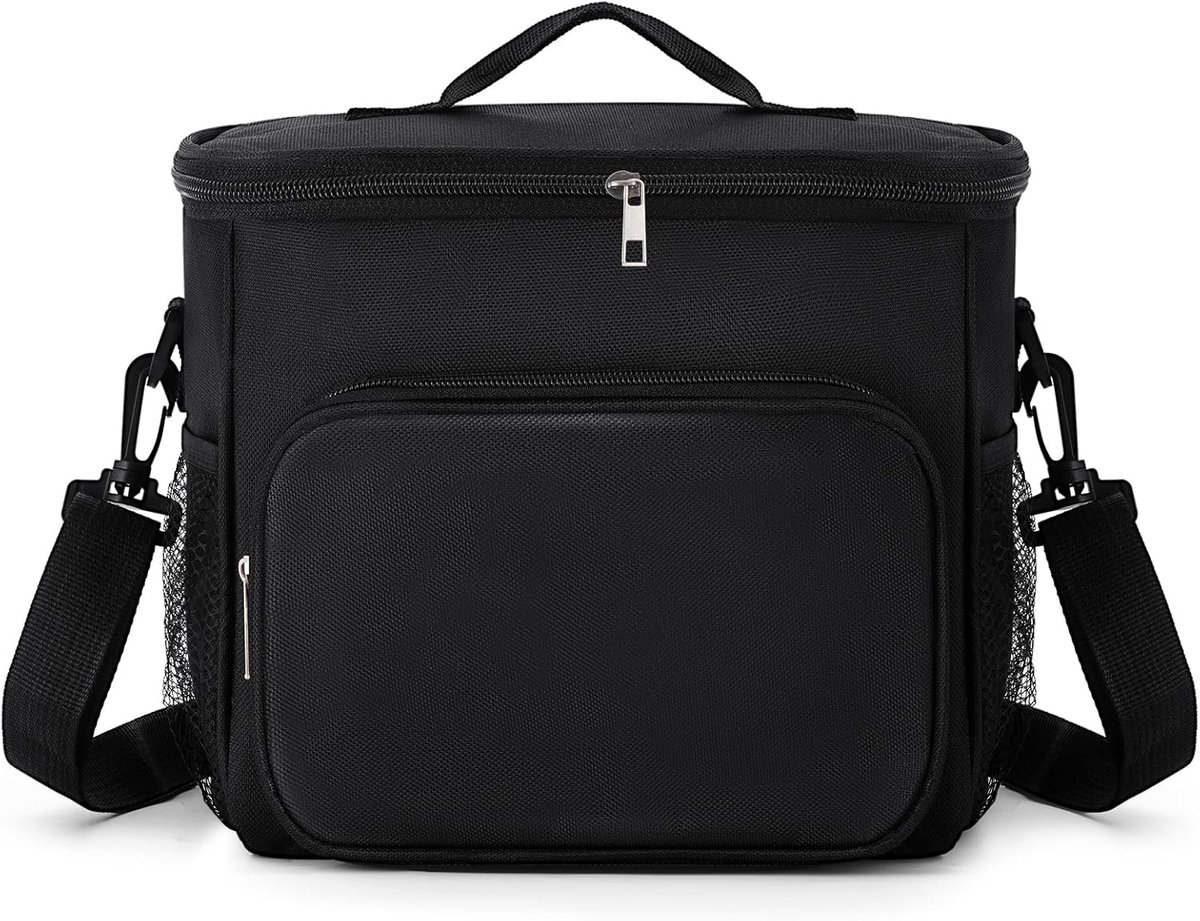 SnelShoppen - Geïsoleerde Koeltas 9L - Herbruikbare Lunchtas met Verstelbare Schouderriem - Draagbare Koelbox voor Werk, Picknick, Camping - Ideaal vo