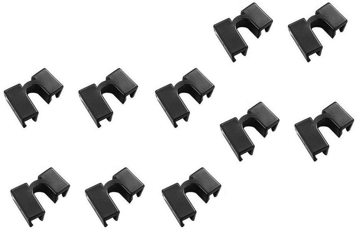 Dailygoods- Eetstokhelper 10 Stuks - Herbruikbare Eetstokjes Trainer - Kunststof - Verstelbaar - Geschikt voor Beginners - Corrigeert Houding