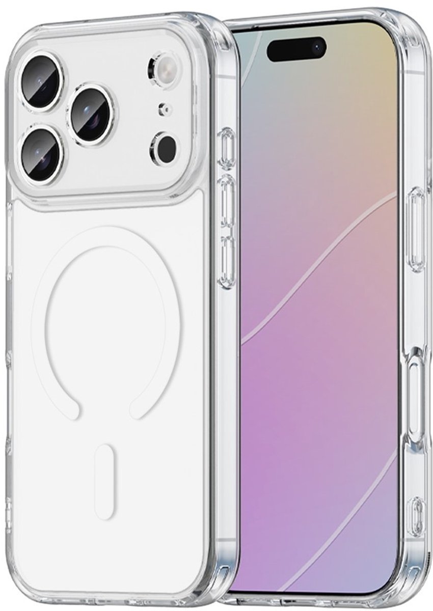Coverup Hoesje - Geschikt voor iPhone 17 Pro Hoesje - Coverup Clear TPU Back Cover - MagSafe Compatible - Transparant