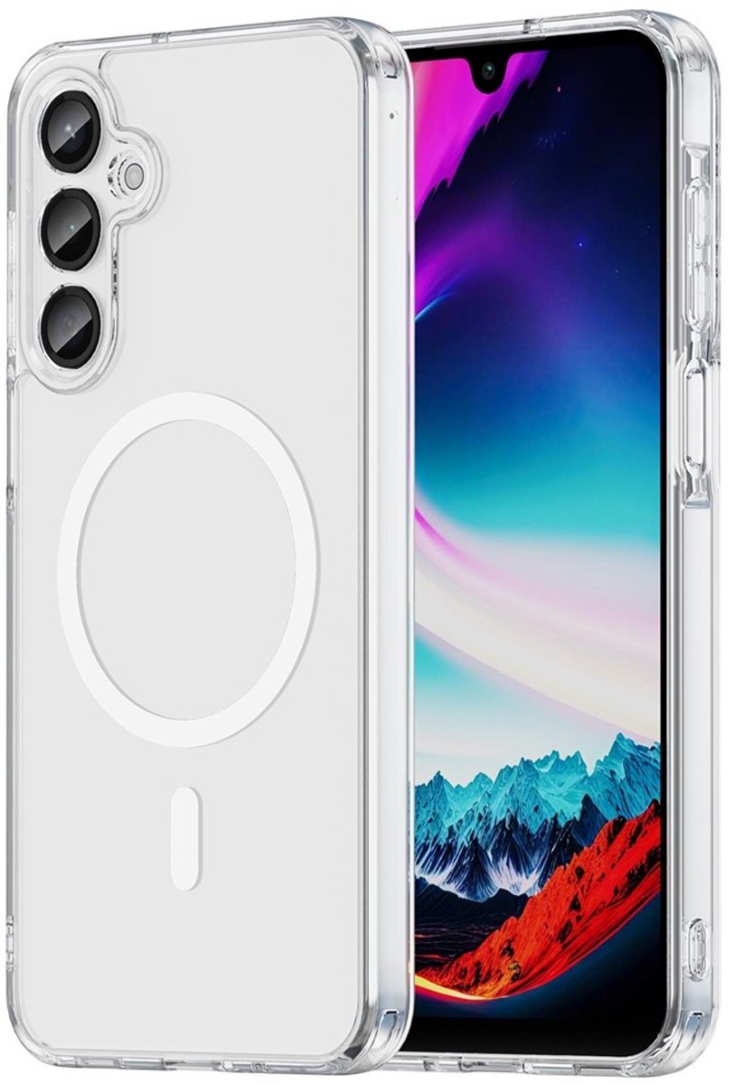 Coverup Hoesje - Geschikt voor Samsung Galaxy A16 Hoesje - Coverup Clear TPU Back Cover - MagSafe Compatible - Transparant