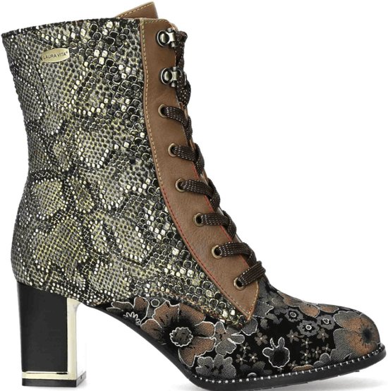 Laura Vita Enkellaarsje Kacio Marron | Multicolour | Maat: 36