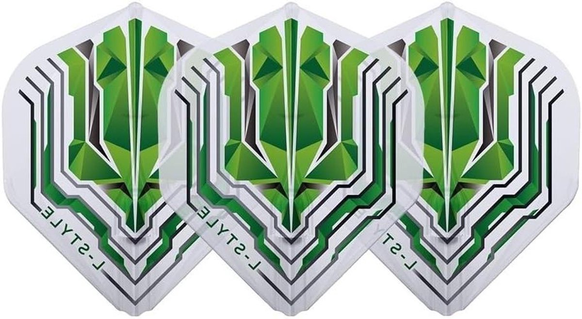 Dart Flights - Vliegvormen - Precisie Werpen - Standaard Smalle Vorm - L3EZ - Groen