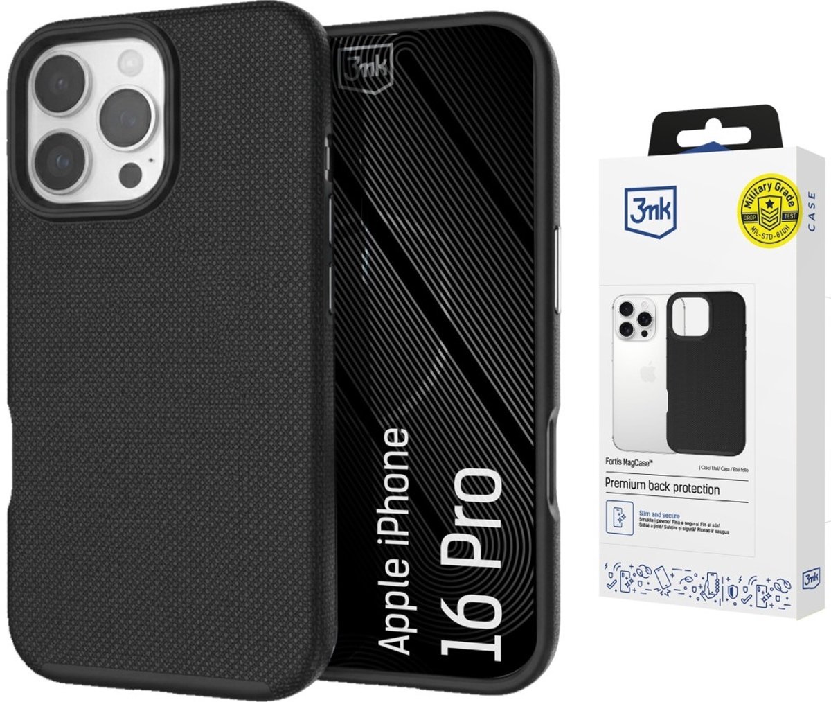3MK Fortis MagCase Hoesje voor Apple iPhone 16 Pro