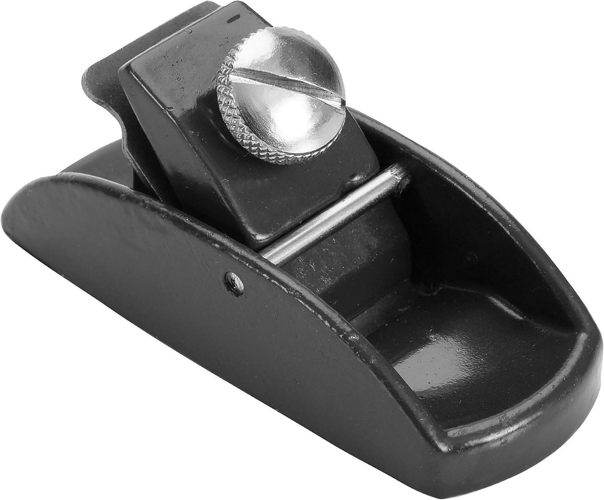 Klein Schaafblok 3-1/2 Inch - Stalen Frame Met Verstelbaar Mes - Voor Houtbewerking - Modelbouw En Knutselprojecten - Eenhandig Gebruik