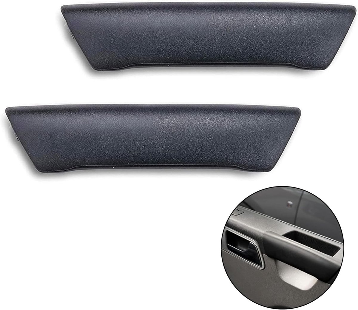2 Stuks Vervangende Deurgrepen voor VW T5 2003-2010 - Interieur Deurgrepen en Covers voor Transporter T5