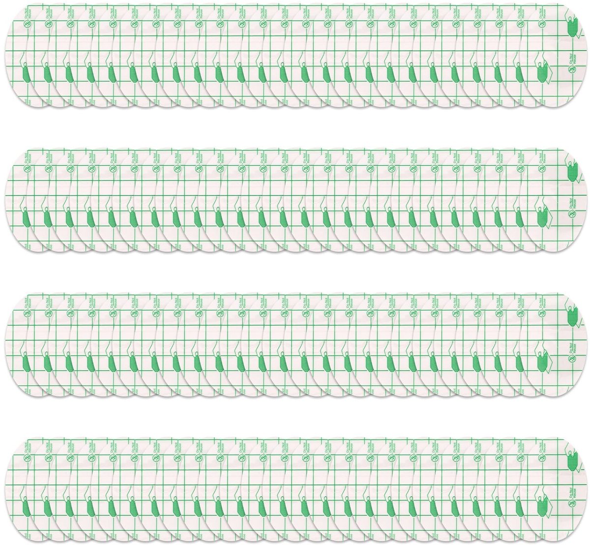 Dailygoods- Hielstickers 100 Stuks - Onzichtbare Hielkussentjes - Zelfklevend - Waterdicht - Transparant - Voorkomt Hielwrijving