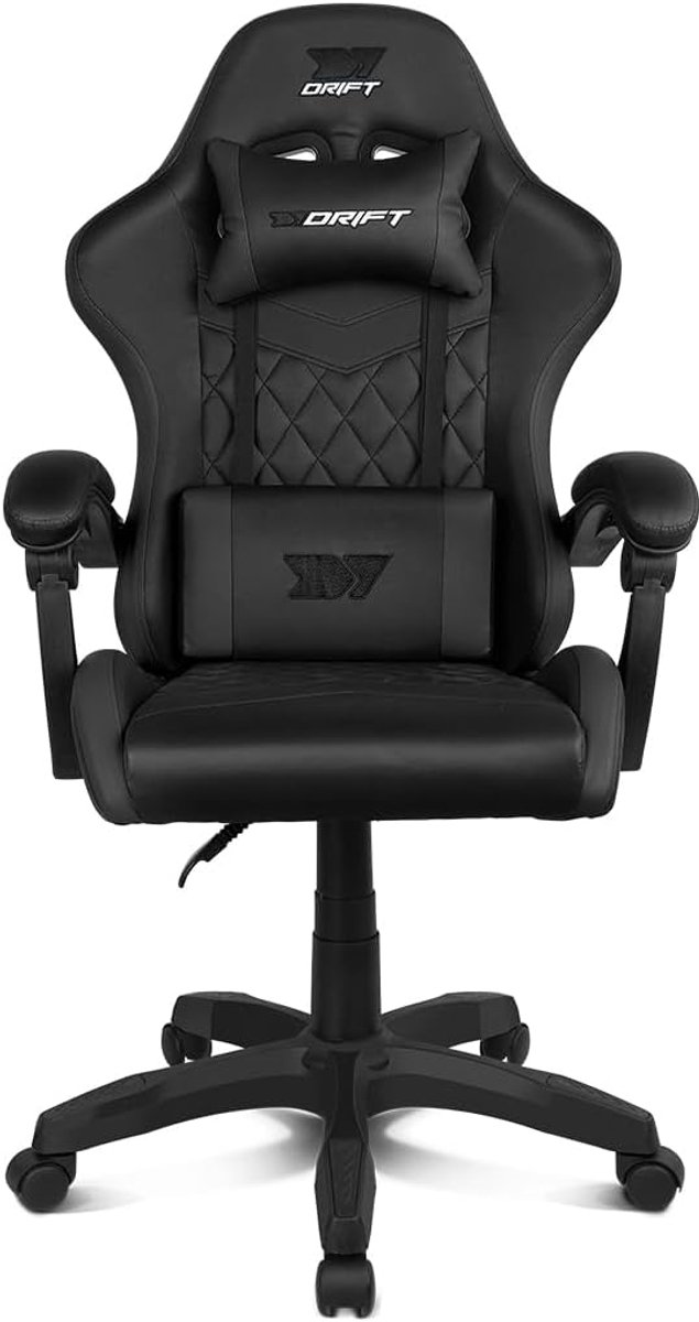 Thijox - DRIFT GAMING DR35 Professionele Gamingstoel, Ergonomisch Kunstleer, Gevoerde Armleuningen, Verstelbare Hoogte, Lenden- en Cervicaal Kussen, Z van thijox — afbeelding 3