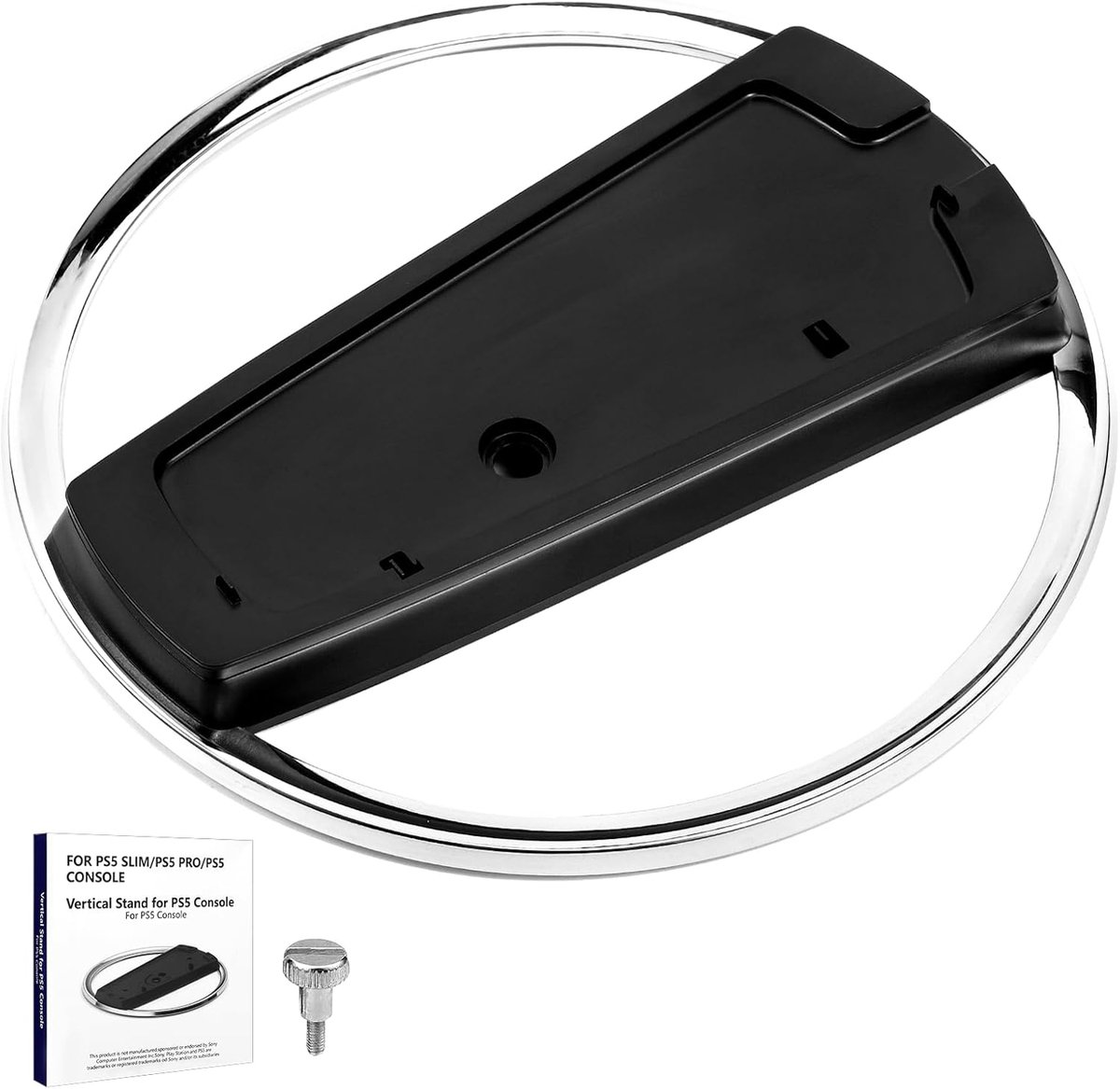SnelShoppen - Verticale Standaard voor PS5/PS5 Pro - Zinklegering Antislip Base - Compatibel met Playstation 5 - Perfecte Accessoire voor Gamers