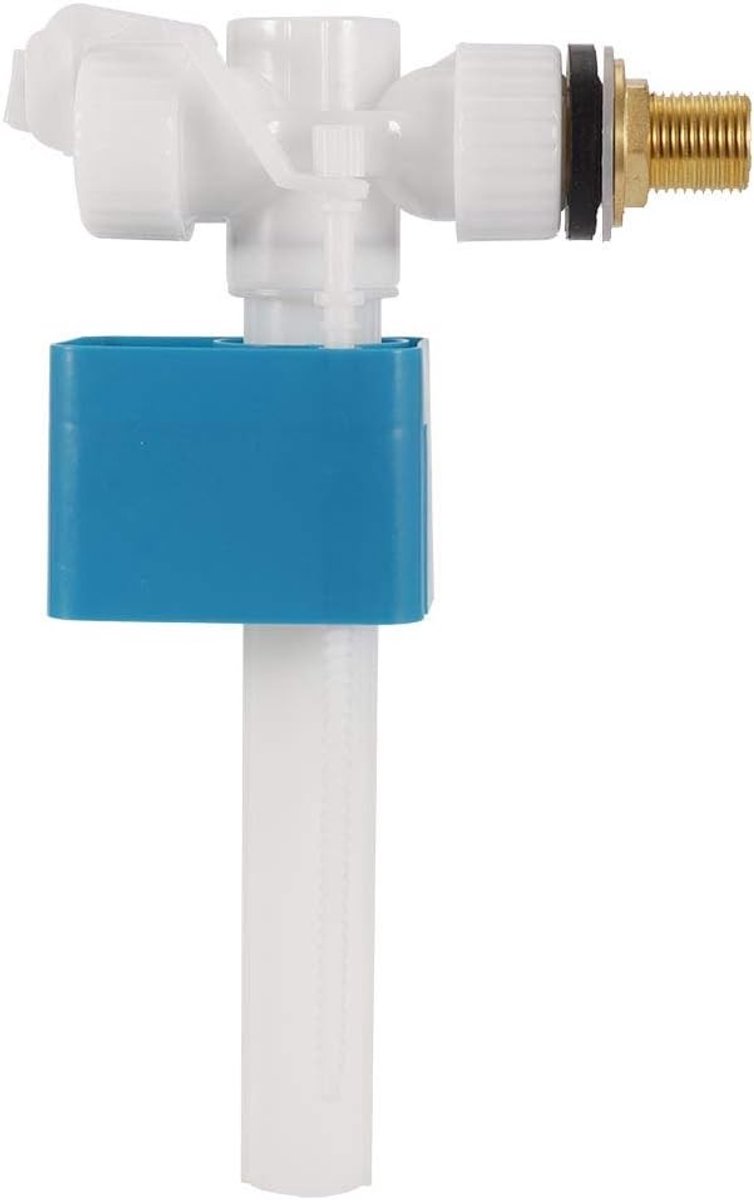 Pro Side Entry Inlet Valve 1/2 Inch voor Toiletreservoir - Vervangingsonderdelen voor Toilet met Messing Schacht en Duurzame Kwaliteit