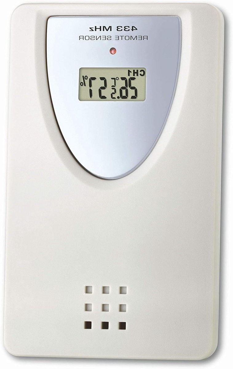 Temperatuur Luchtvochtigheid Sensor - Vochtigheidssensor Temperatuur - Buiten Meten - Weerbestendig - 193 x 42 x 267 cm - Zwart