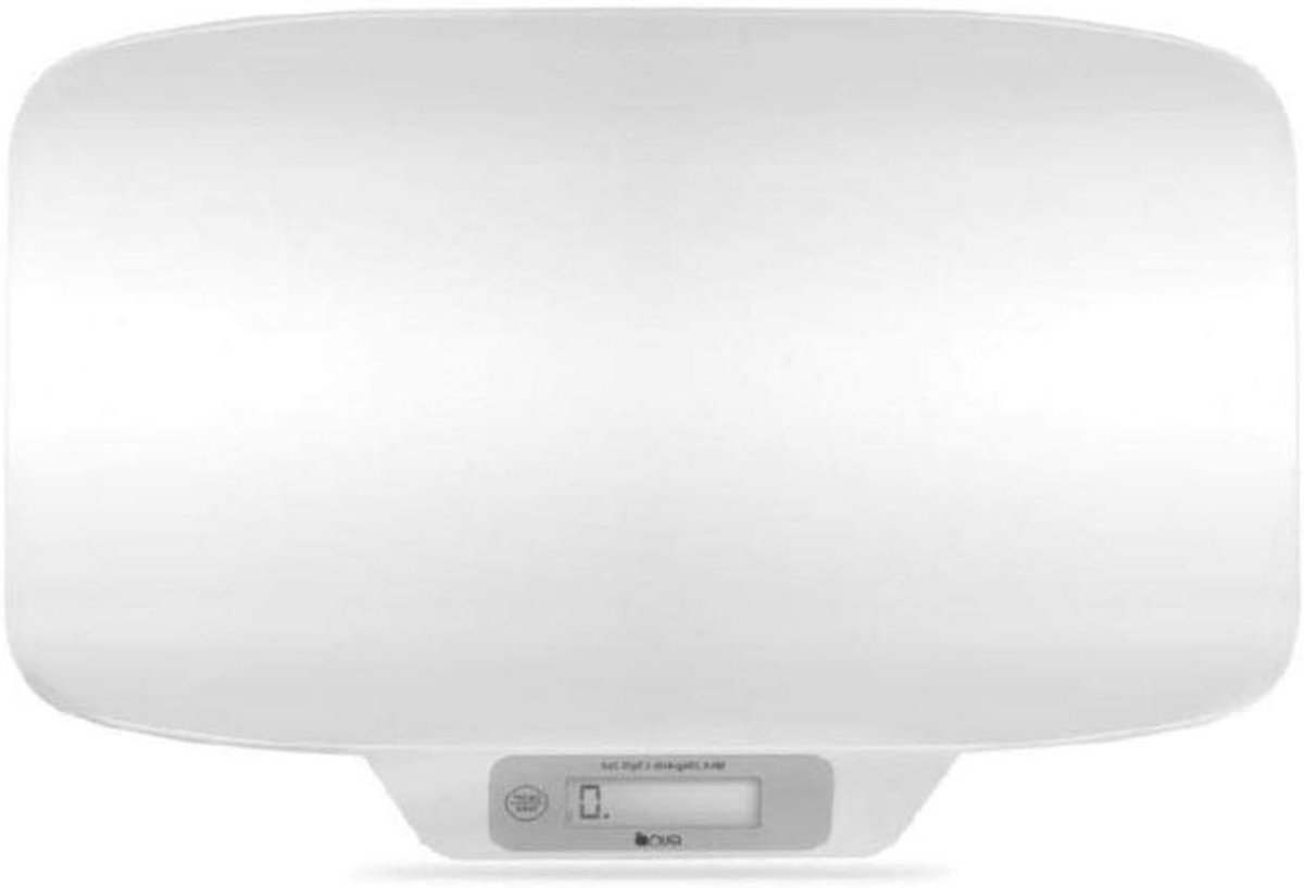 Babyweegschaal - Peuterweegschaal Kinderweegschaal - Gezondheid Meten - Nauwkeurig tot 5 gram - 54 x 35 x 6.2 cm - Wit