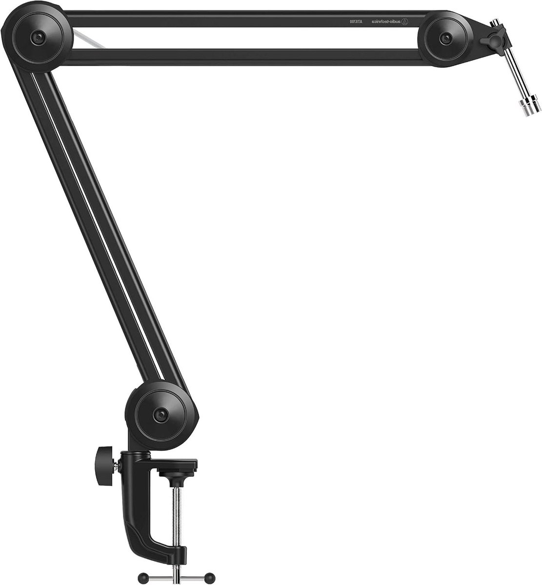 Microfoon Boom Arm - Verstelbare microfoonstandaard - Opnemen en streamen - Volledige 360° rotatie - 457 cm - Zwart