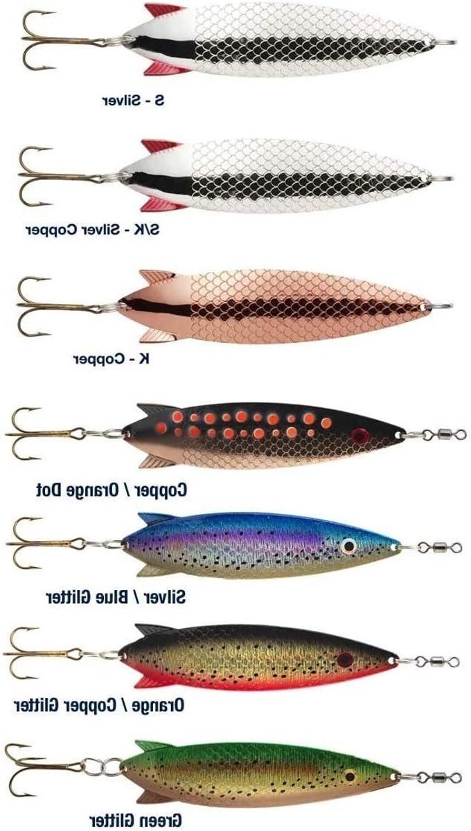 Zalm Vis Lokaas - Kunstaas Lepel - Zalm Vissen - Iconisch Ontwerp - One Size - Zilver/Koper
