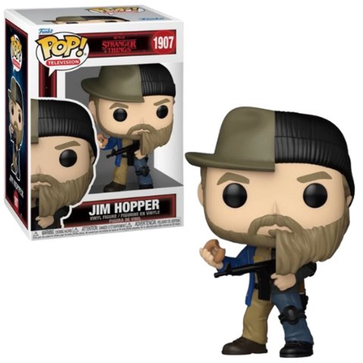 Funko Pop! Television: Stranger Things - Jim Hopper (Split) #1907