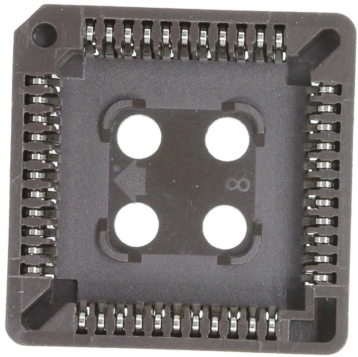IC Socket Adapter - DIP PLCC Converter - Elektronica Reparatie - Via Gat Montage - PLCC44 - Zilver