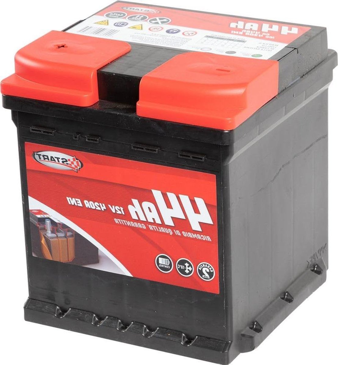 Autoaccu - Autobatterij Startaccu - Auto Starten - Onderhoudsvrij Magisch Oog - 40 Ah 12V - null
