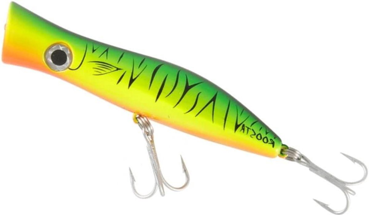 Roosta Popper kunstaas - Drijvend kunstaas Vissen - Vissen op zee - Grote popping actie - 13.5 cm 49g