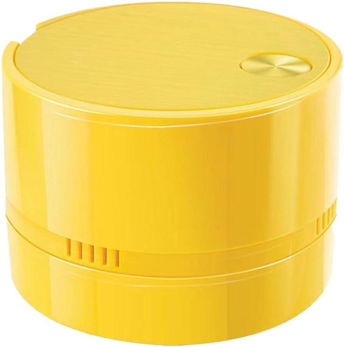 Desktop Stofzuiger - Mini Stofzuiger - Bureau Reinigen - Hoge Zuigkracht - 9 x 7.8 cm - Geel