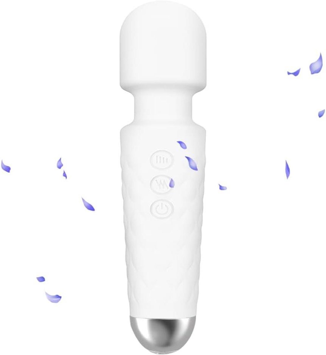 Mini Massager - Draagbare Stimulator - Spierontspanning - 8 Snelheden 20 Modi - 381 x 381 x 1501 cm - Wit