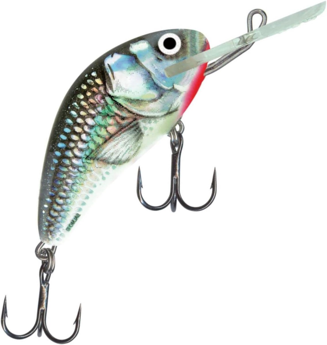 Drijvend Kunstaas - Wobbler Vissen - Vissen Vangen - Snel Agressieve Actie - 5 cm - Holo Grey Shiner