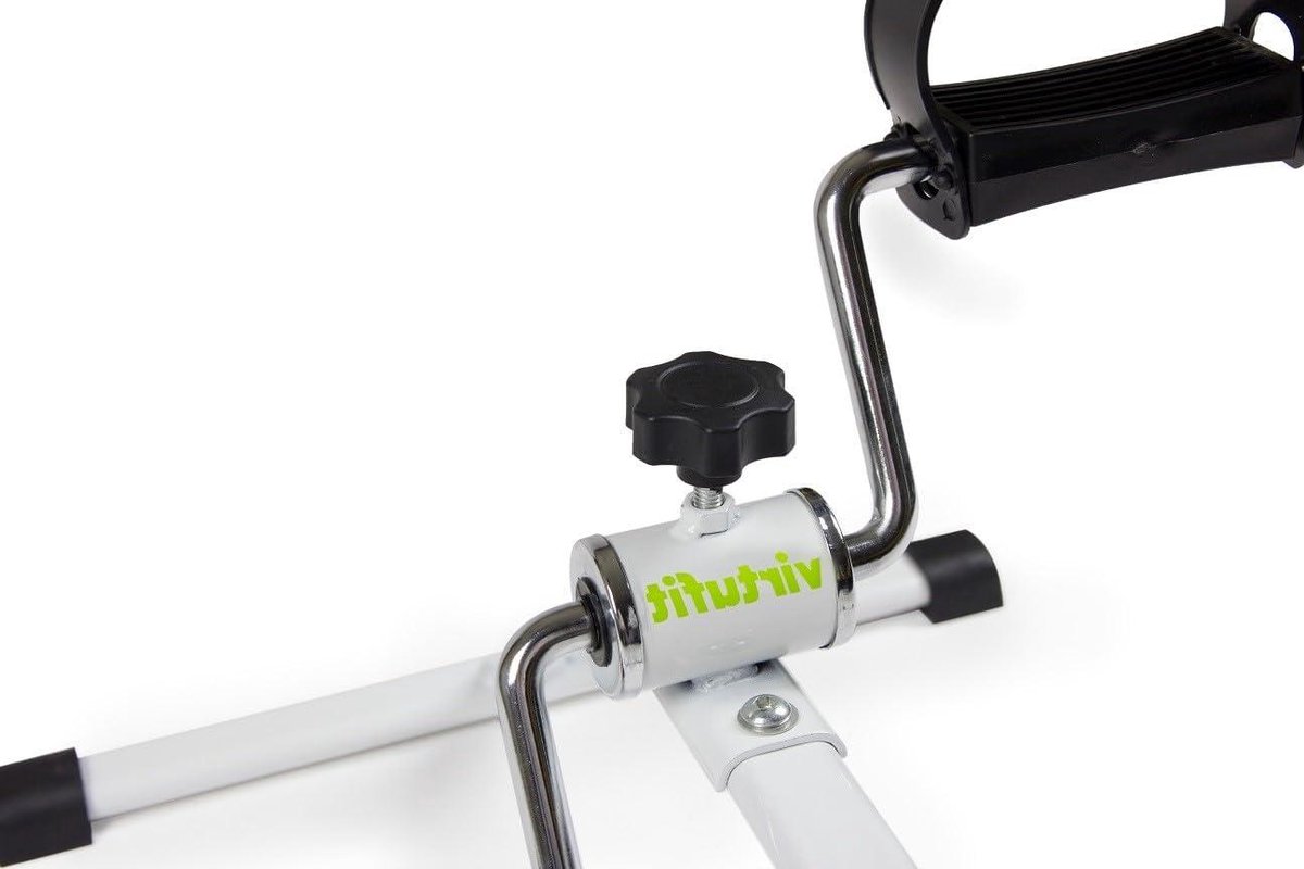 Bewegingstrainer - Hometrainer Fiets - Revalidatie Thuis - Verstelbare Weerstand - 51 x 40.5 x 27.5 cm - Wit