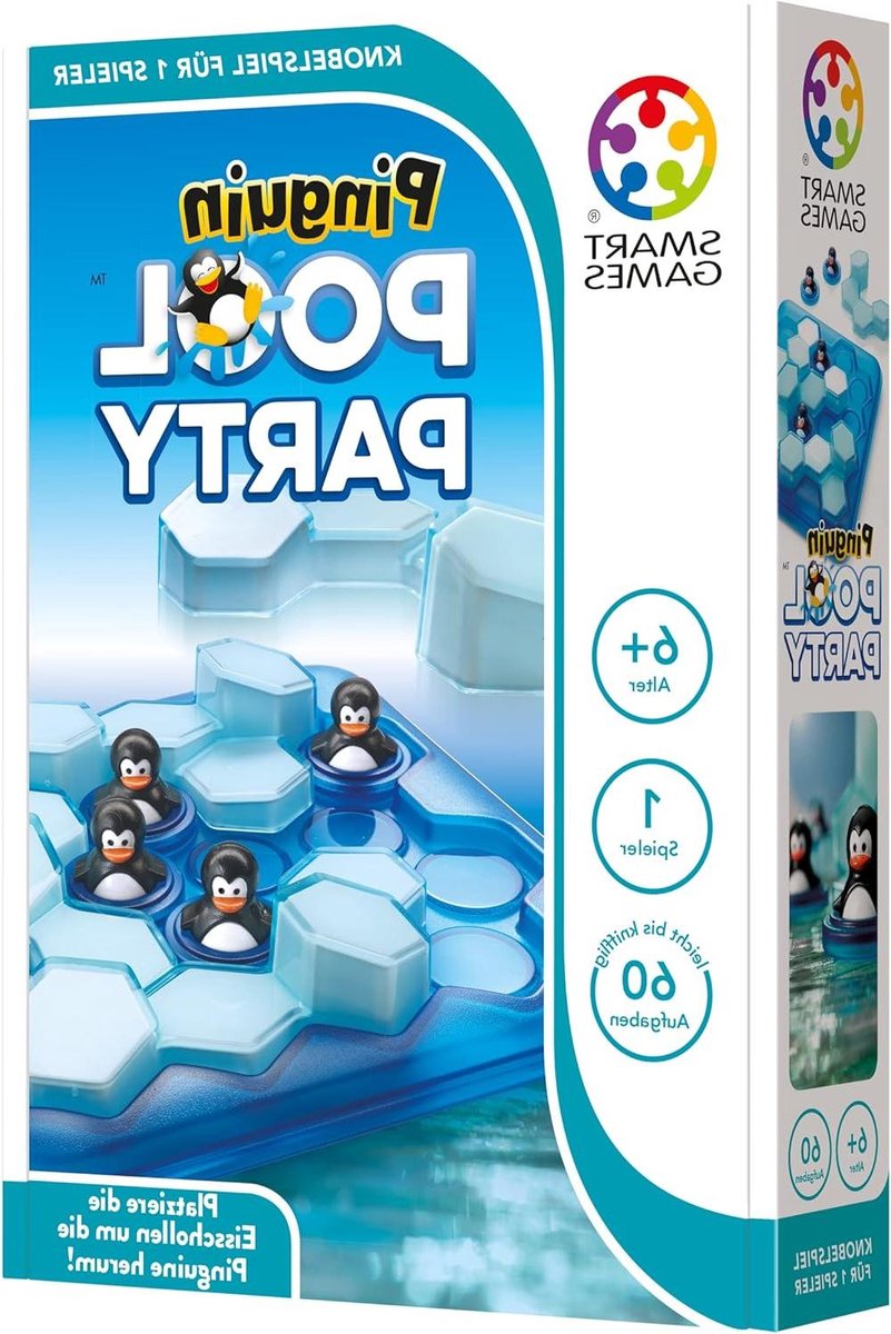 Pinguin Pool Party - Geduldspel Puzzel - Kinderspel Ontwikkeling - 60 Uitdagende Taken - 248 x 49 x 176 cm
