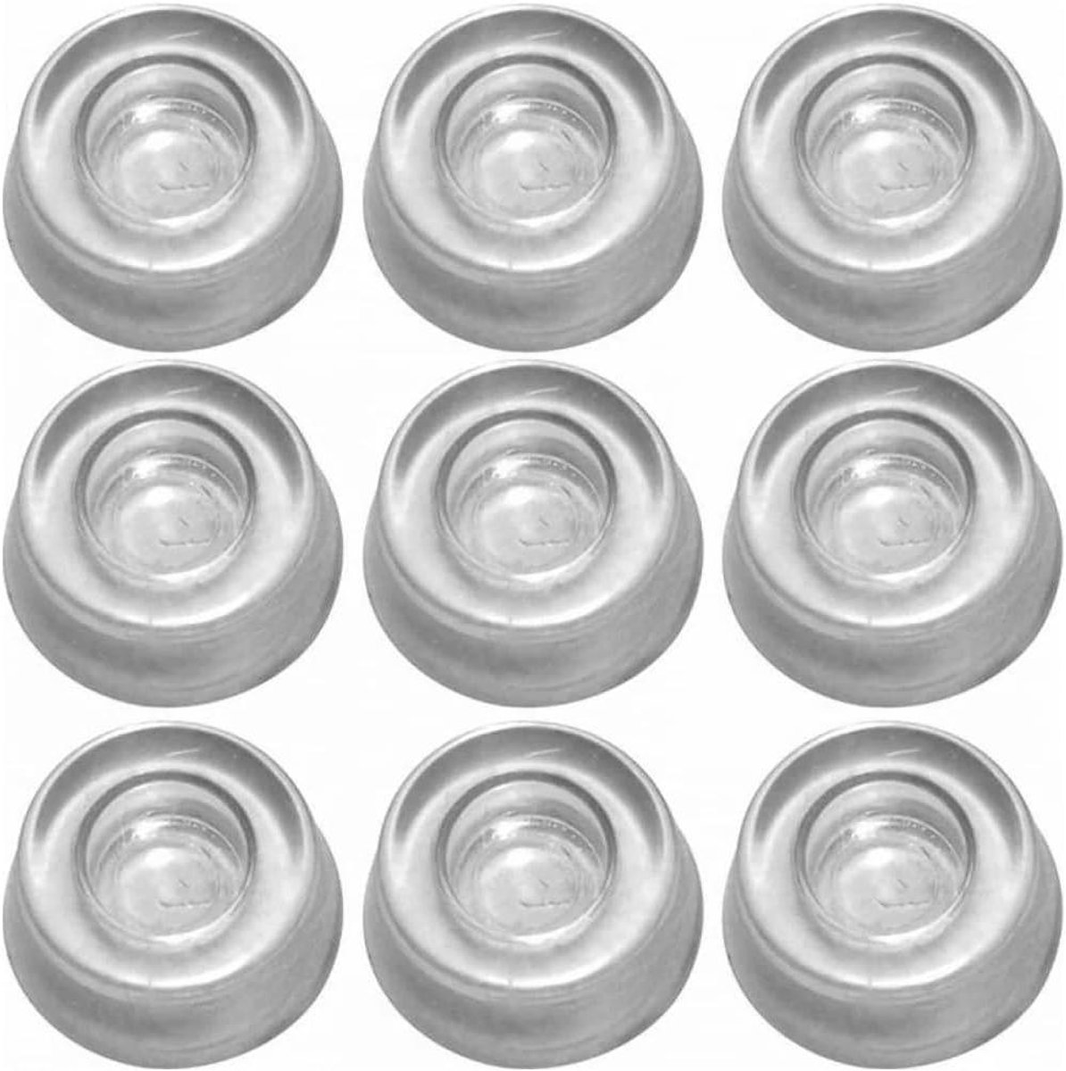 Rubberen Buffers - Zelfklevende Pads - Meubels Beschermen - Geluiddempend - 22 x 10 mm - Transparant