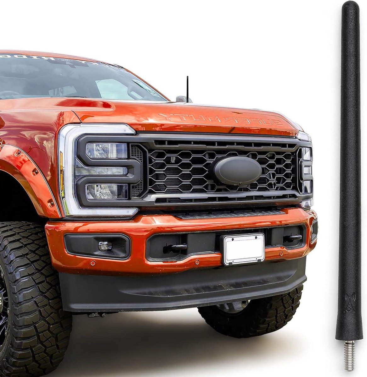 Korte Rubber Antenne - Auto Antenne - Auto Radio Ontvangst - Gemaakt in de VS - 6 3/4 inch - Zwart