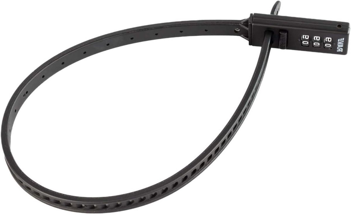 Kabelbinderslot - Fietslot Sluiting - Korte Zekeringen - Ultralicht Gewicht - 50 cm - Zwart