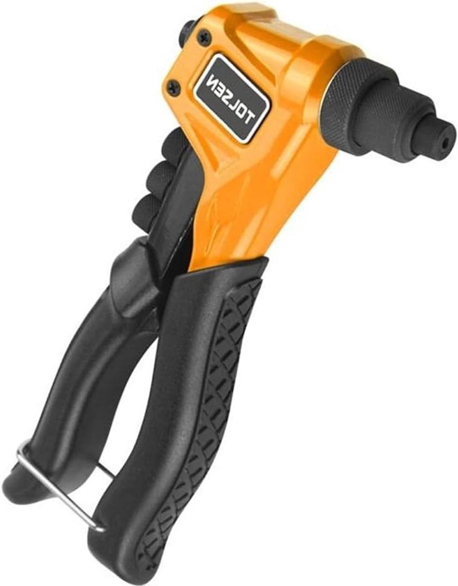 Klinknageltang - Handklinknagel Popnageltang - Bevestigen van Materialen - Gepoedercoat Aluminium - 190 mm - Grijs