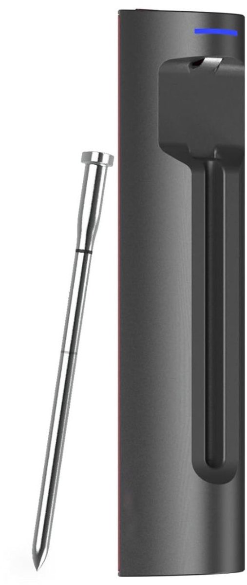 CRLYN® Draadloze Keukenthermometer - Slimme Vleesmeter - Intelligent Koken - Oplaadbaar Bamboe Station