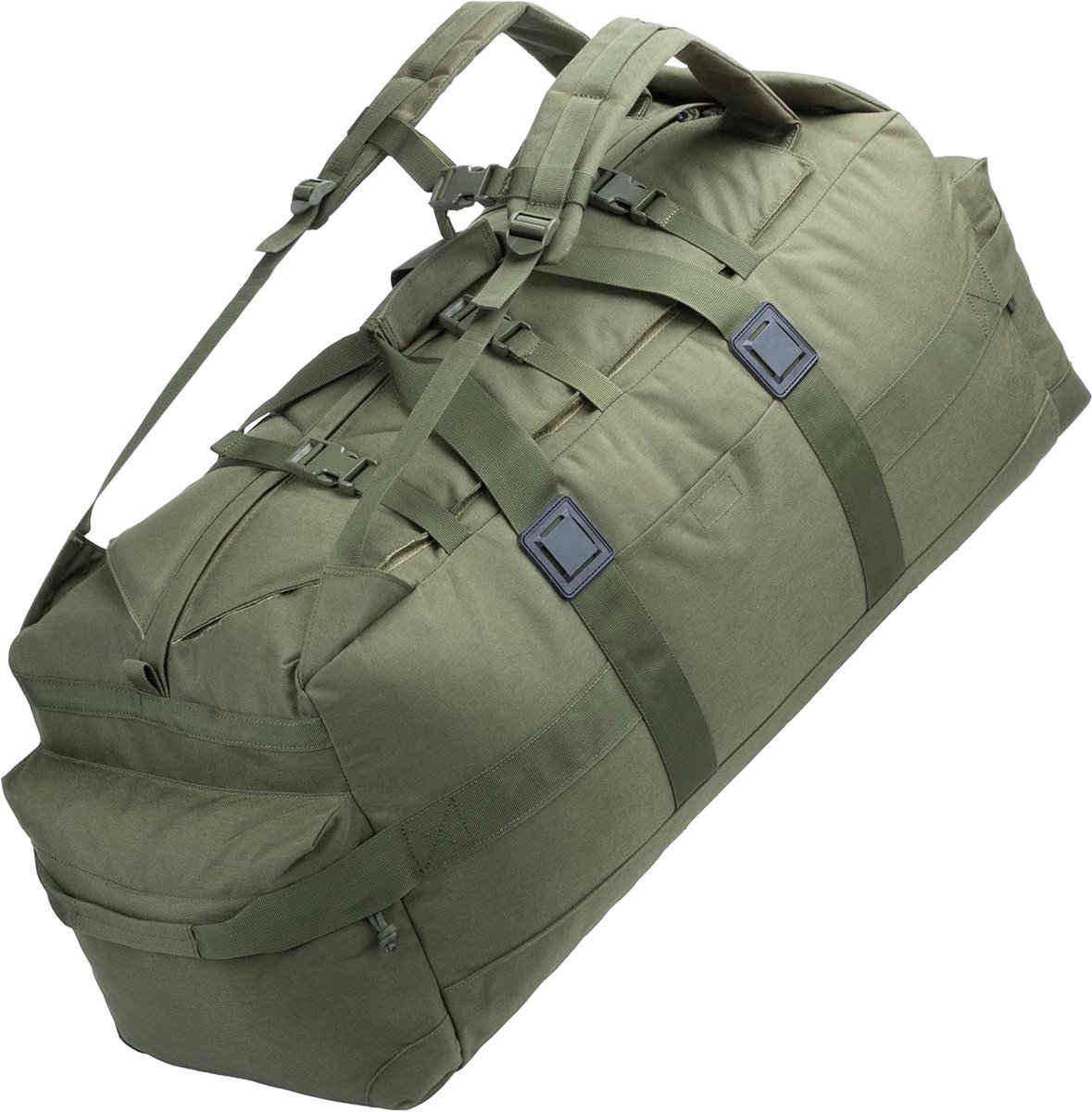 Militaire Plunjezak Rugzak Tactische Field Gear Apparatuur Plunjezak Leger Deployment Bag 85L, Olive Drab, Reizen, Olijf Saai, Reizen