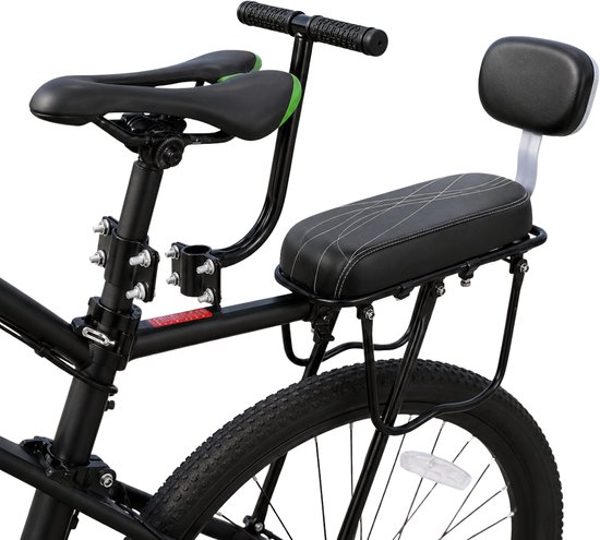 Bagagedrager Kussen – Zwart Fietszitje voor Extra Comfort en Eenvoud