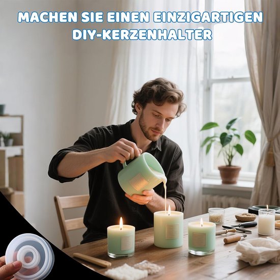 siliconen vorm kandelaar — afbeelding 4