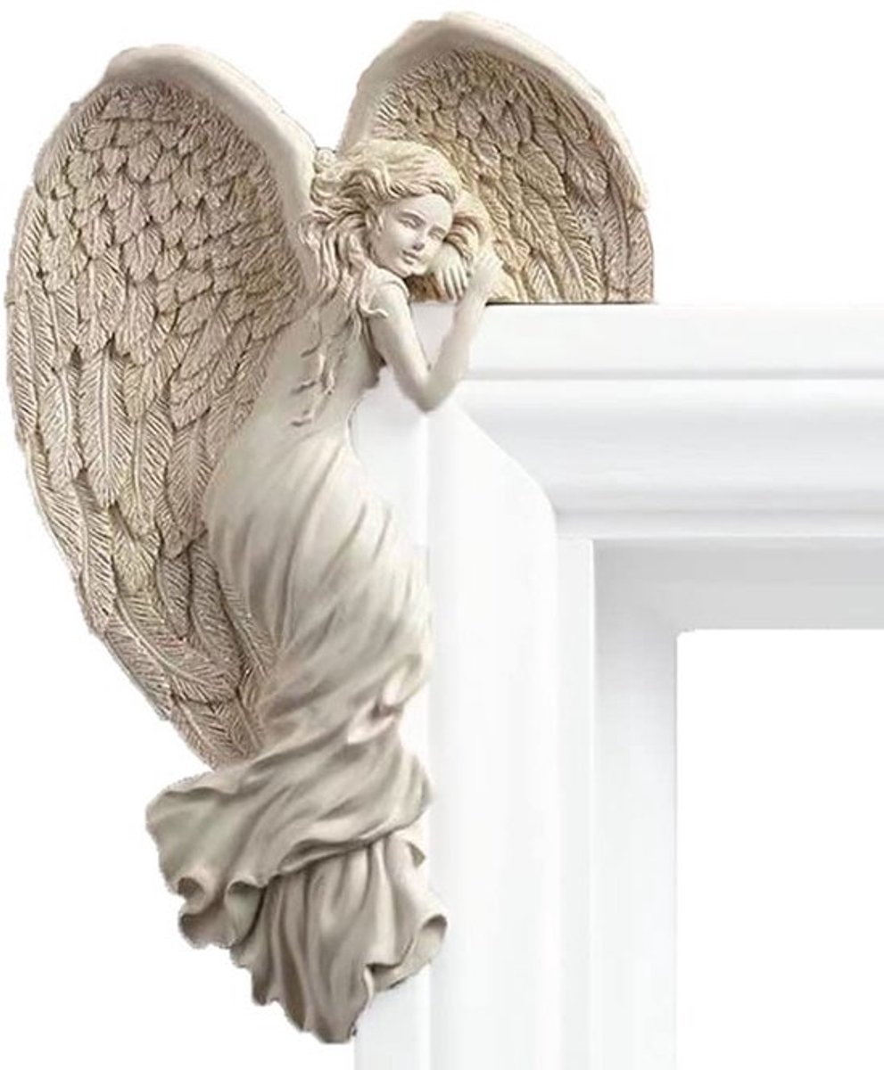Golden crown - Deurkozijn Engel Patroon - Decoratieve Ornamenten