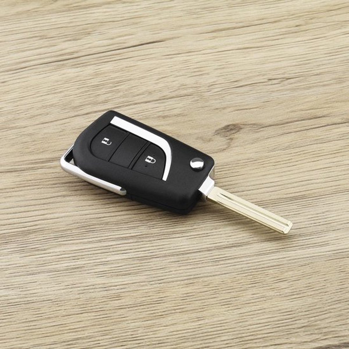 SPHProducts - Auto afstandsbediening - 2-knops klapsleutel - Zwart
