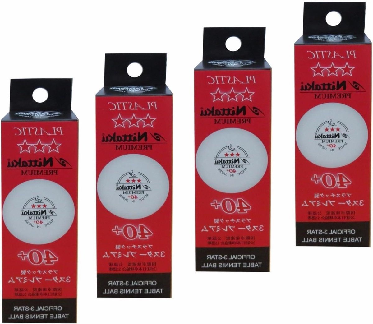 Tafeltennis Ballen - Sport Ballen - Wedstrijd Spelen - ITTF Goedgekeurd - 12 Stuks - Wit