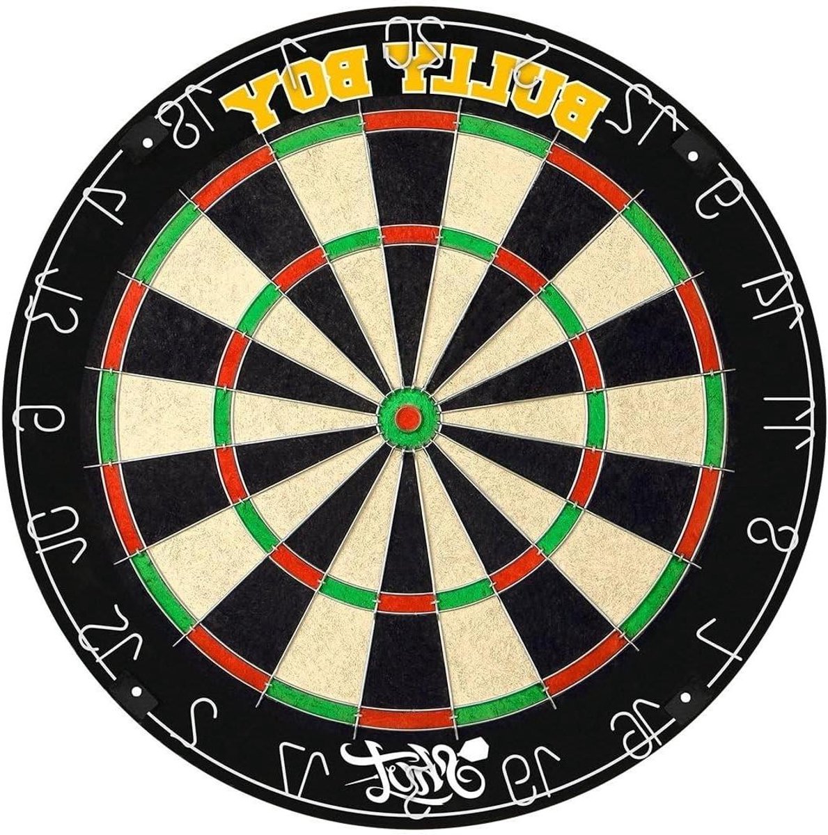 Dartbord - Dartschijf - Darts Spelen - Professioneel Sisal - 46 x 46 x 46 cm - Zwart