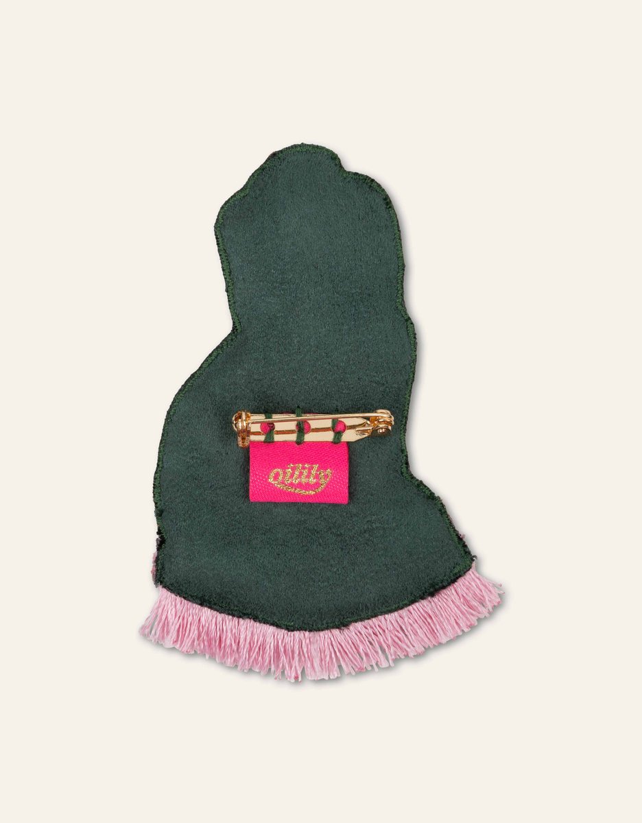 Oilily Dog Broche - Groen - One size