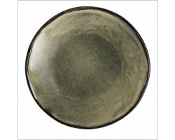 Dutch Rose Organic Dutch Rose Bord Plat 17 cm Groen