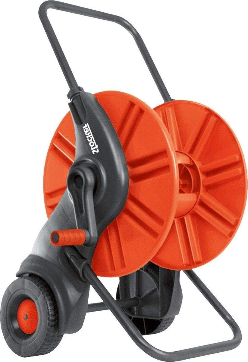 Slangwagen - Slanghouder - Tuin beregenen - Ruimtebesparend - 45 m - Grijs